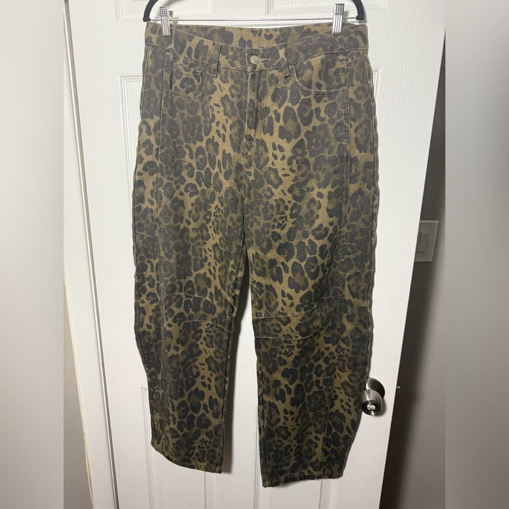 Leopard Print Pants